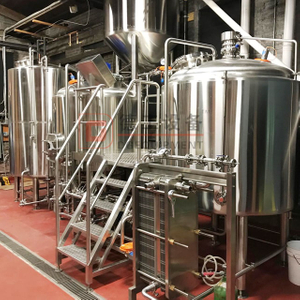 Доступное оборудование для пивоварения из нержавеющей стали 1000 л, пивоваренная система с тремя сосудами в Италии